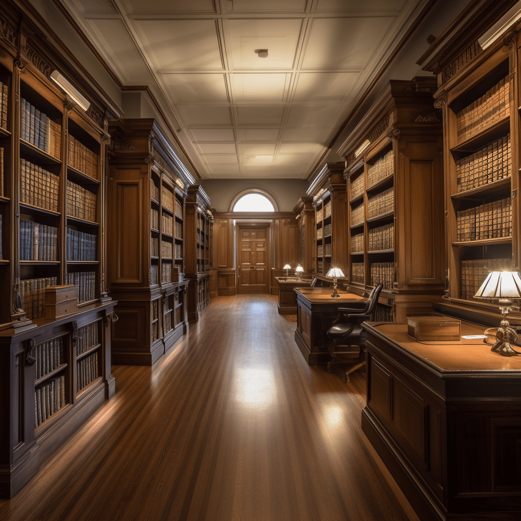 a law library